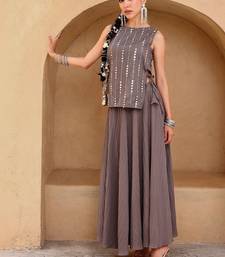 Embellished Sequinned Ready to Wear Lehenga & Choli