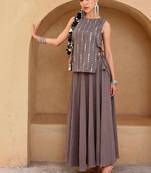 Embellished Sequinned Ready to Wear Lehenga & Choli
