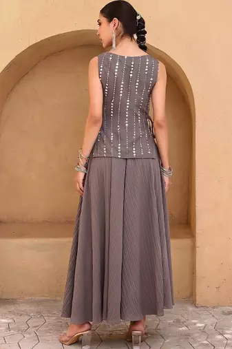 Embellished Sequinned Ready to Wear Lehenga & Choli