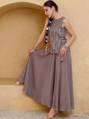 Embellished Sequinned Ready to Wear Lehenga & Choli 5