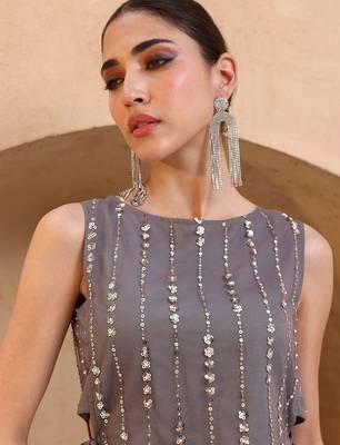 Embellished Sequinned Ready to Wear Lehenga & Choli 7