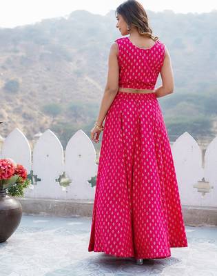 Foil Printed Ready to Wear Lehenga Choli With Dupatta 4
