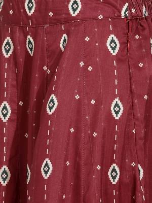Printed Sequinned Ready to Wear Lehenga & Blouse With Dupatta 6