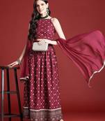 Printed Ready to Wear Lehenga & Blouse With Dupatta