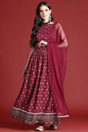 Printed Ready to Wear Lehenga & Blouse With Dupatta