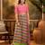 Round Neck Leheriya Printed Pure Cotton Lehenga And Choli With Dupatta