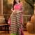 Round Neck Leheriya Printed Pure Cotton Lehenga And Choli With Dupatta