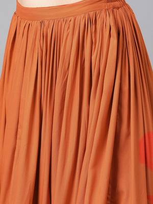 Floral Woven Design Gotta Patti Ready to Wear Lehenga & Blouse With Dupatta 3