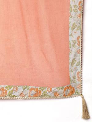 Floral Woven Design Gotta Patti Ready to Wear Lehenga & Blouse With Dupatta 4
