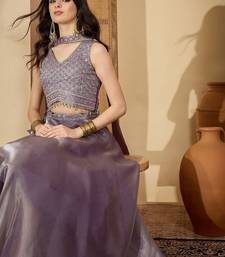 Embroidered Ready to Wear Lehenga & Blouse With Dupatta