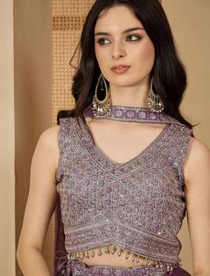 Embroidered Ready to Wear Lehenga & Blouse With Dupatta 3