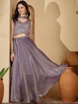 Embroidered Ready to Wear Lehenga & Blouse With Dupatta 7
