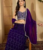Embroidered Ready to Wear Lehenga & Blouse With Dupatta