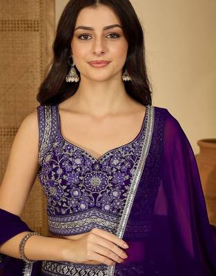 Embroidered Ready to Wear Lehenga & Blouse With Dupatta 2