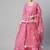 Pink & White Printed Ready to Wear Lehenga & Blouse With Dupatta