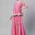 Pink & White Printed Ready to Wear Lehenga & Blouse With Dupatta