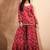 Floral Printed Gotta Patti Straight Kurti with Sharara