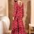 Floral Printed Gotta Patti Straight Kurti with Sharara