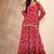 Floral Printed Gotta Patti Straight Kurti with Sharara