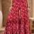 Floral Printed Gotta Patti Straight Kurti with Sharara