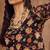 Floral Printed Gotta Patti Straight Kurti with Sharara