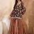 Floral Printed Gotta Patti Straight Kurti with Sharara