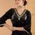 Women Ethnic Motifs Embroidered Tiered Mirror Work Kurti with Palazzos