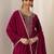 Ethnic Motifs Embroidered Straight Kurta With Trousers & Dupatta