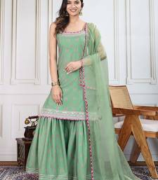 Printed Kurti Sharara With Dupatta