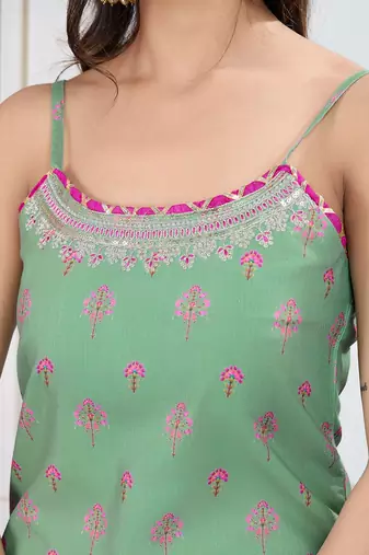 Printed Kurti Sharara With Dupatta