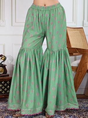 Printed Kurti Sharara With Dupatta 7