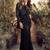 Floral Embroidered Pleated Thread Work Georgette A-Line Kurti With Sharara