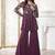 Floral Embroidered Pleated Georgette A-Line Kurta with Sharara