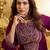 Women Floral Zari Embroidered Yoke Design Crushed Organza Kurta Set with Dupatta