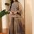 Women Floral Zari Embroidered Yoke Design Kurta Set with Dupatta