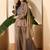 Women Floral Zari Embroidered Yoke Design Kurta Set with Dupatta