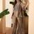 Women Floral Zari Embroidered Yoke Design Kurta Set with Dupatta