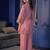 Embroidered Zari Mirror Work Ethnic Motifs Empire Kurta Trouser Set