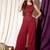 Embordered Top With Palazoo Indo western Set