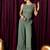 Ethnic Motif Embroidered Top With Palazzo Indo western set 