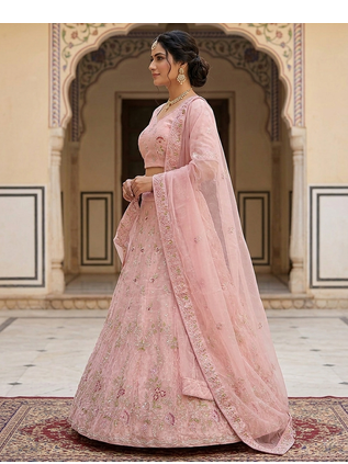 baby pink facy lehagas weddin india and pakistani  2
