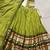 Green Chanderi Plain Chaniya Choli with Rich Zari Weaving - Full Stitched Free Size