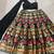 Black Banarasi silk blend Zari Weaving in Chaniya Choli