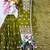 mehendi color embroidery sequin work silk blend kurti sharara set