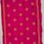 Pink rayon embroidepink dupatta | navratri garba & dandiya festive wear