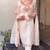 White Embroidery Work Silk Blend Salwar Suit