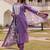 Ethnic motifs embroidered thread work kurta set