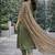 Women floral embroidered regular thread work kurta with trousers & with dupatta