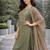 Women floral embroidered regular thread work kurta with trousers & with dupatta