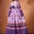 Floral printed v-neck empire anarkali kurti